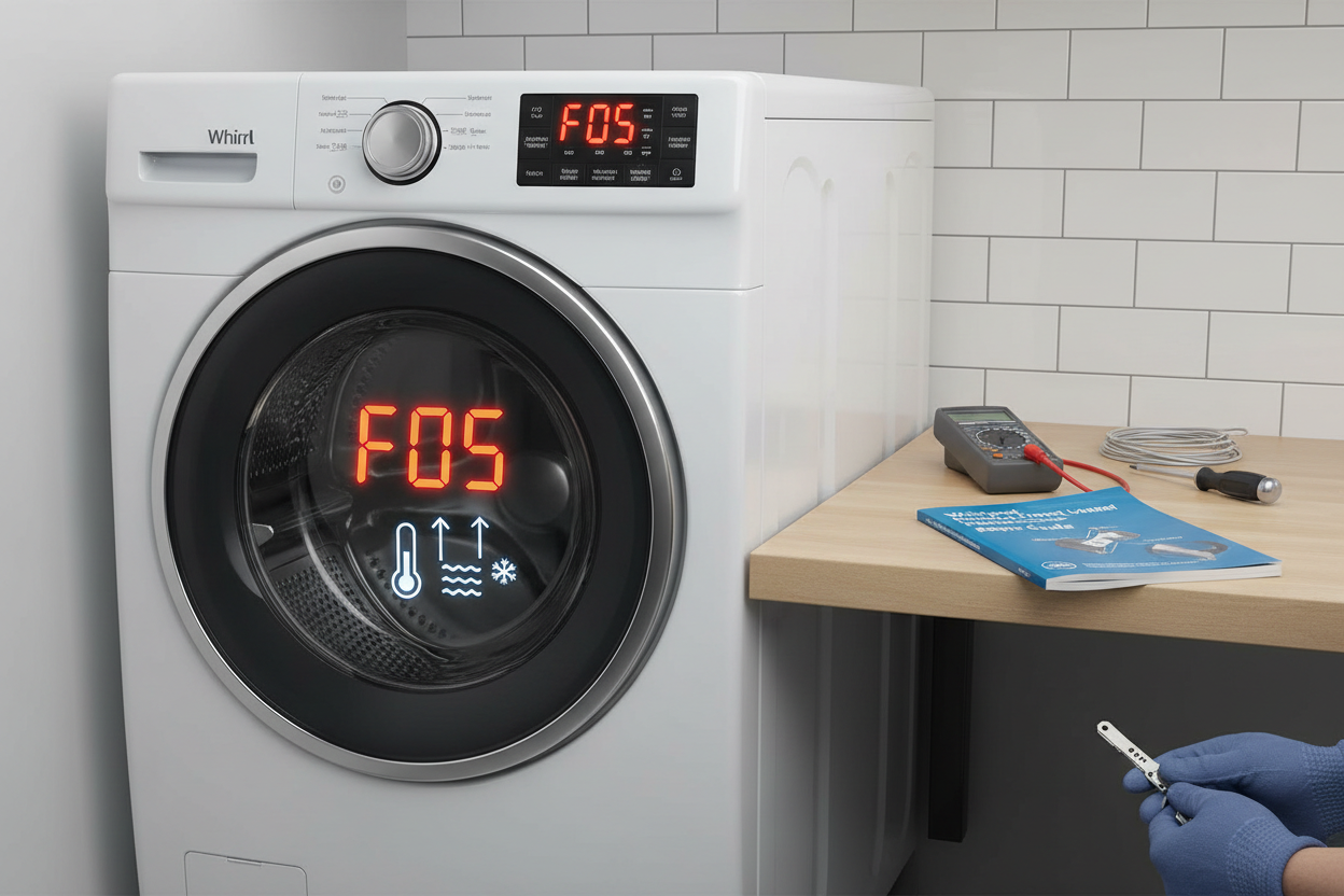 Whirlpool Washer F05 Error Code – Temperature Sensor Fix