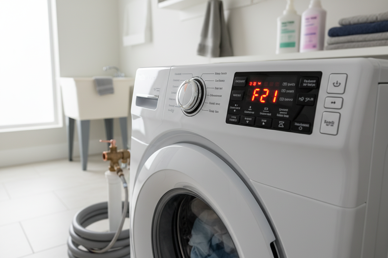 Whirlpool Washer F21 Error Code – Drain Problem Fix