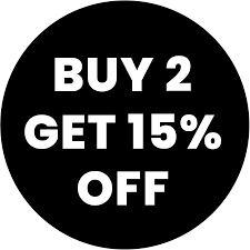 Buy Two & Get 15% Off