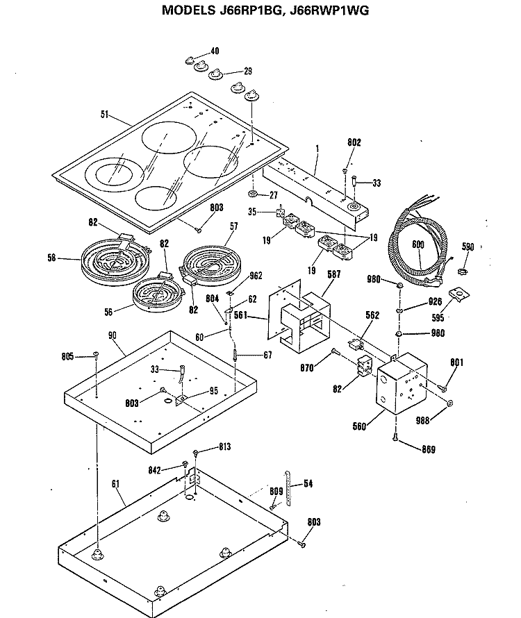 WG02F12128 Range Surface Element Switch - XPart Supply