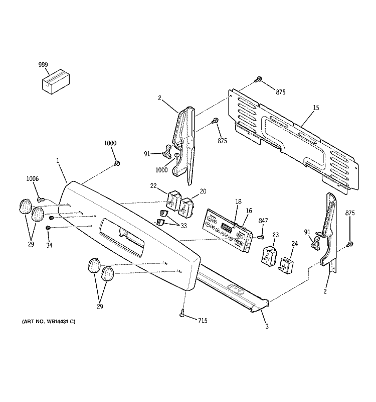 WG02F04022 Range Surface Element Switch - XPart Supply