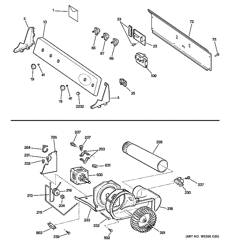 WW02L00084 Dryer Temp Switch