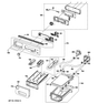 WG04F05313 Washer Detergent Dispenser Drawer Handle, White - XPart Supply