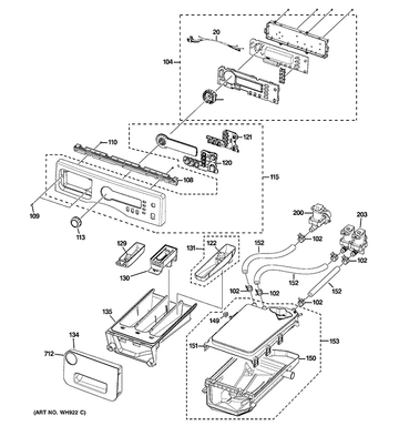 Washer detergent dispenser drawer