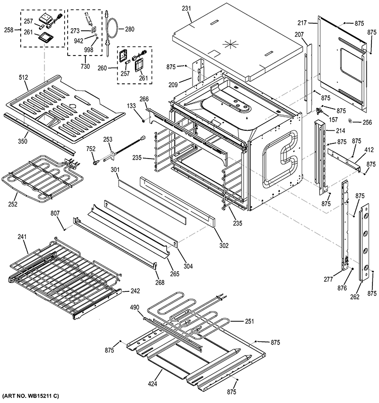 WG02F10756 Element Broil Asm - XPart Supply