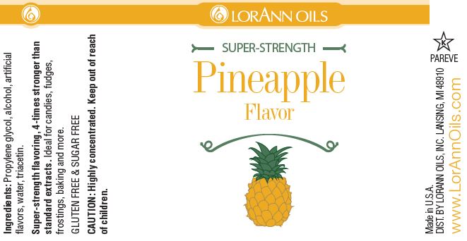 Pineapple Flavoring - Super Strength Flavor 1 oz., 16 oz., 1 Gallon, 5 Gallons - Ships Free Within Canada on Orders Above CAD $199