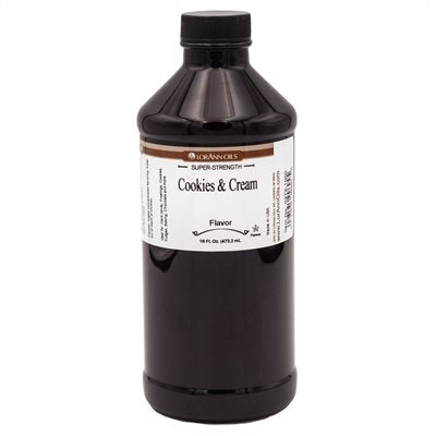 Cookies and Cream Flavoring - Super Strength Flavor 1 oz., 16 oz., 1 Gallon, 5 Gallons - Ships Free Within Canada on Orders Above CAD $199