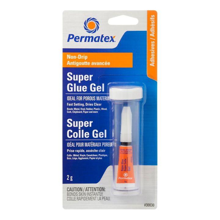Permatex® Ultra Bond® Super Glue Gel, 2g Tube - XPart Supply