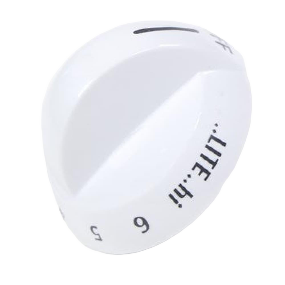 316220008 Range Burner Control Knob, White - XPart Supply