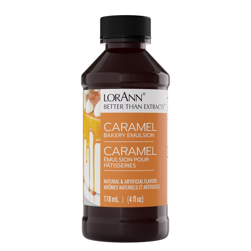 Caramel Bakery Emulsion - 4 oz. - 16 oz. - 1 Gallon - 5 Gallons - Bakery Emulsions Canada - Ships Free Within Canada on Orders Above CAD $199