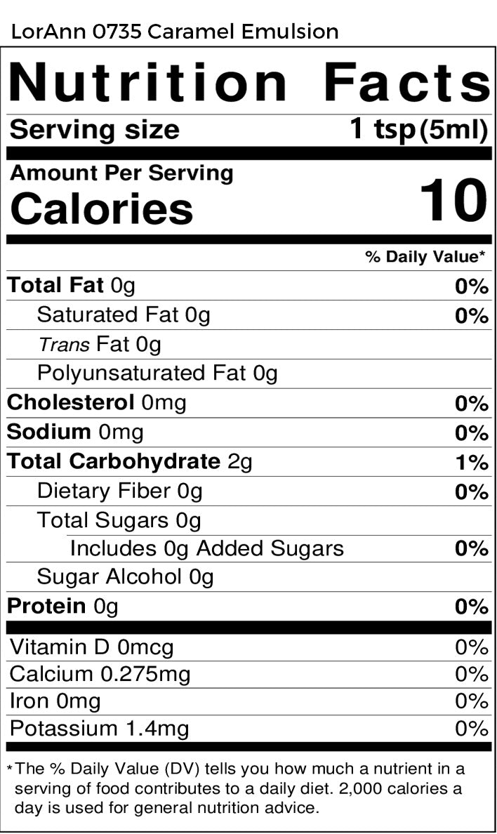 Caramel Bakery Emulsion - 4 oz. - 16 oz. - 1 Gallon - 5 Gallons - Bakery Emulsions Canada - Ships Free Within Canada on Orders Above CAD $199