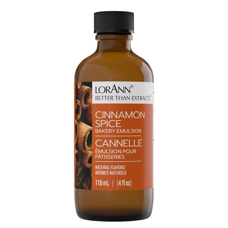 Cinnamon Spice Bakery Emulsion - 4 oz. - 16 oz., 1 Gallon, 5 Gallons - Bakery Emulsions Canada - Ships Free Within Canada on Orders Above CAD $199
