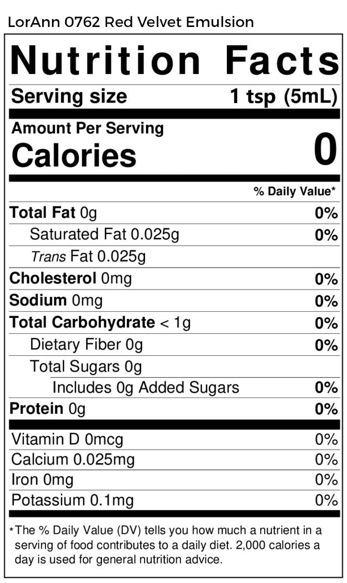 Red Velvet Bakery Emulsion - 4 oz. - 16 oz. - 1 Gallon - 5 Gallons - Bakery Emulsions Canada - Ships Free Within Canada on Orders Above CAD $199