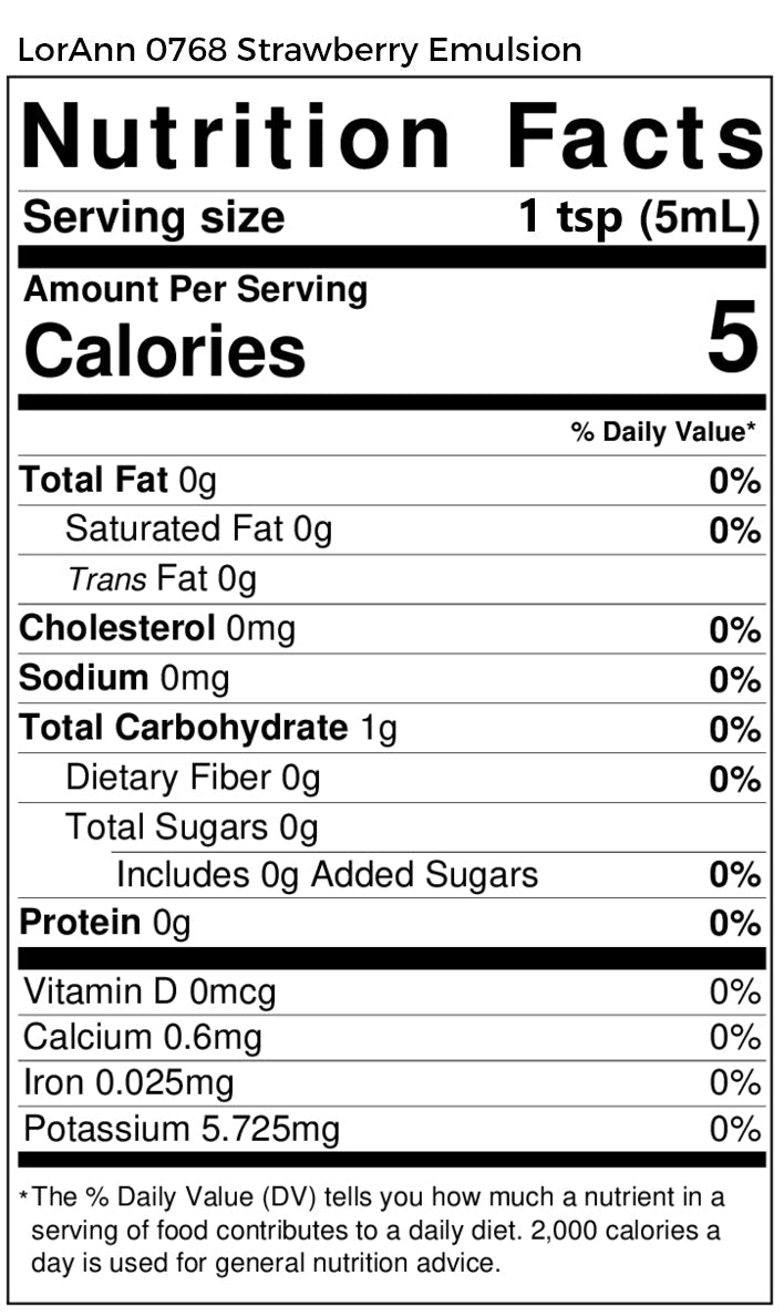 Strawberry Bakery Emulsion - 4 oz. - 16 oz. - 1 Gallon - 5 Gallons - Bakery Emulsions Canada - Ships Free Within Canada on Orders Above CAD $199