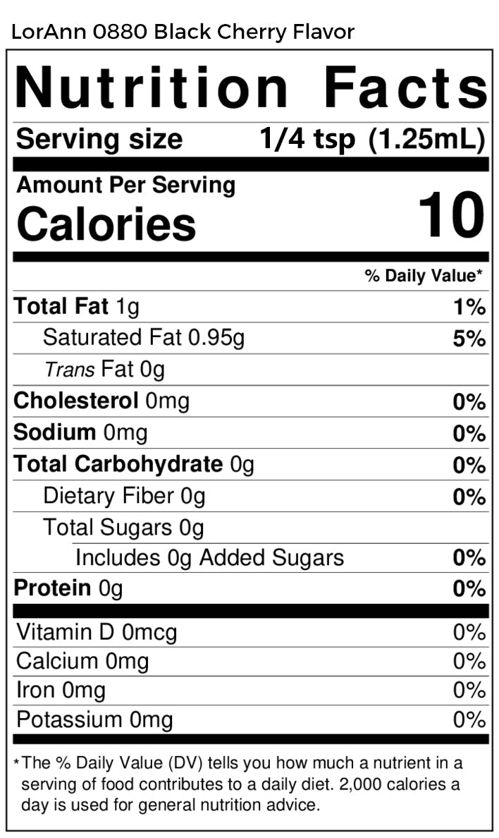Black Cherry Flavoring - Super Strength Flavor 1 oz., 16 oz., 1 Gallon, 5 Gallons - Ships Free Within Canada on Orders Above CAD $199