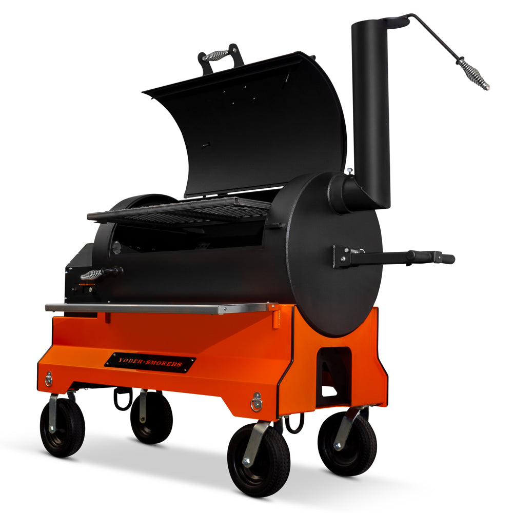 Yoder Smokers YS1500S Comp Cart (Orange) - XPart Supply