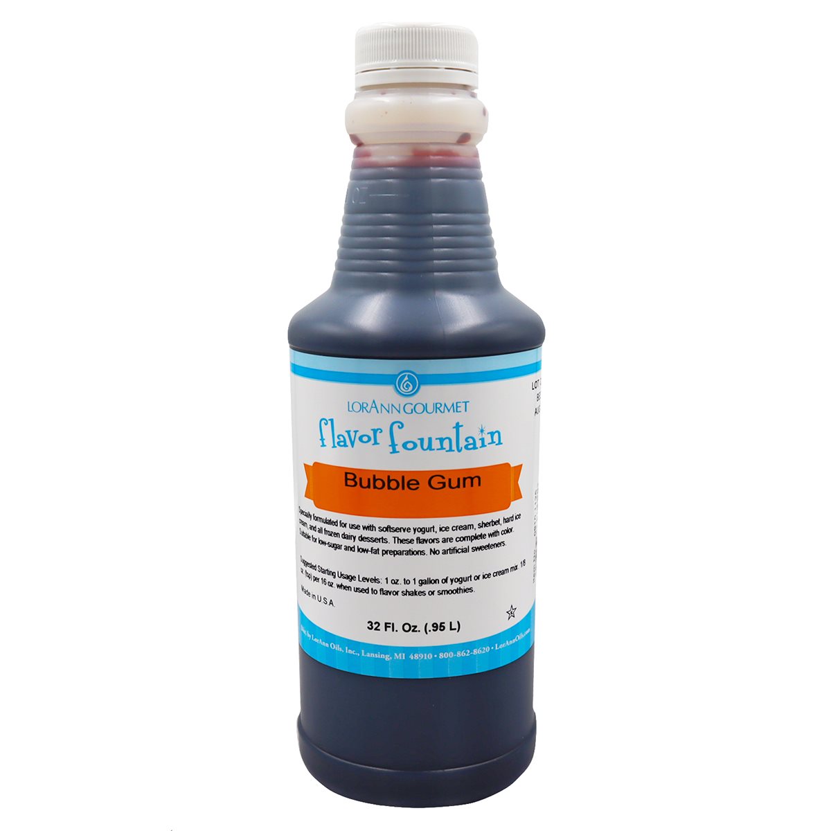 Bubble Gum Flavor - 4 oz. - 32 oz. - Ice Cream and Beverage Flavors - LorAnn Oils - Canadian Distribution - Ships Free Within Canada on Orders Above CAD $199