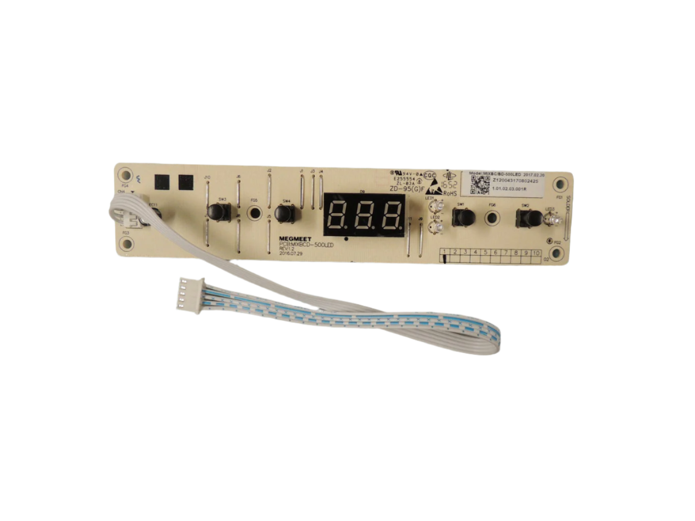 1.01.02.03.001R Refrigerator Display Board - XPart Supply Ltd.