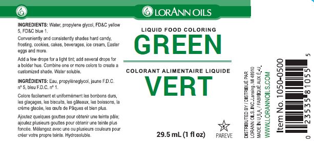 Green Liquid Food Color - Liquid Food Coloring - 4 oz, 1 Gallon - Ships Free Within Canada on Orders Above CAD $199