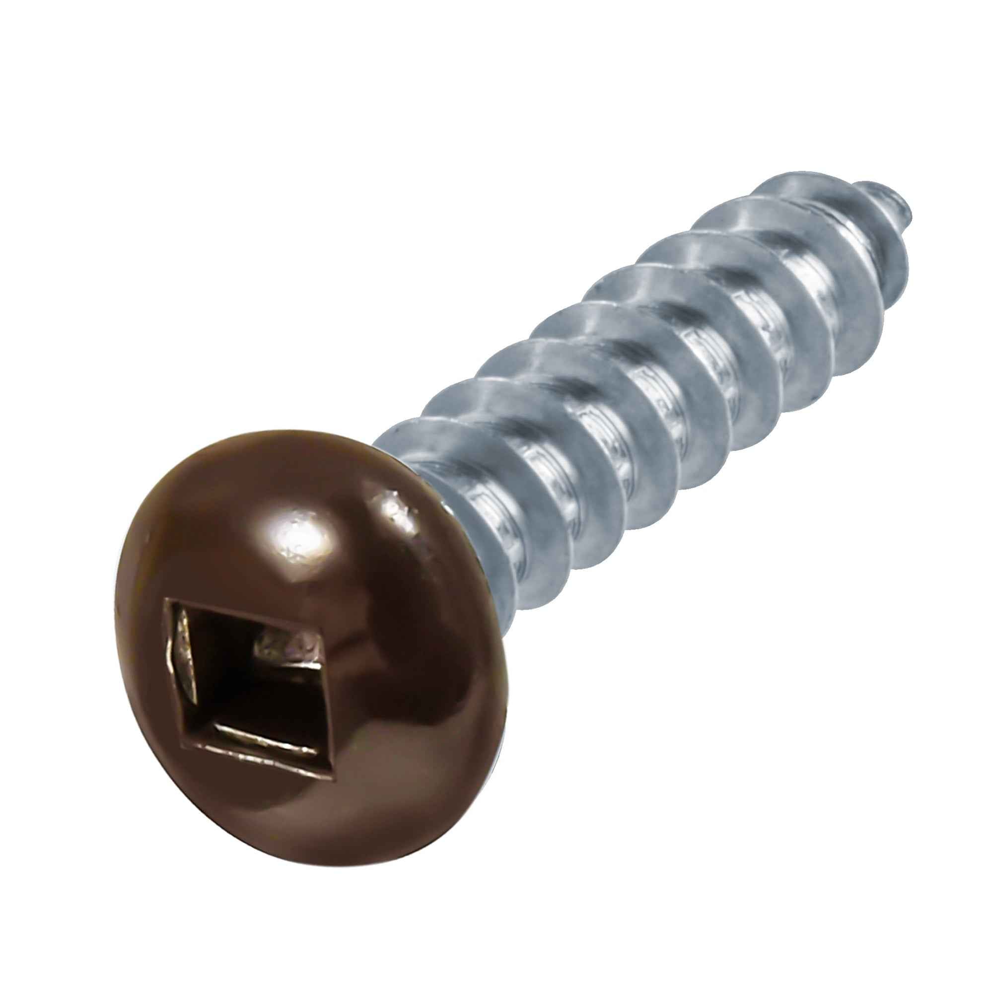 6x5/8 Panhead Soffit Screws, Painted Brown (800 Pieces)