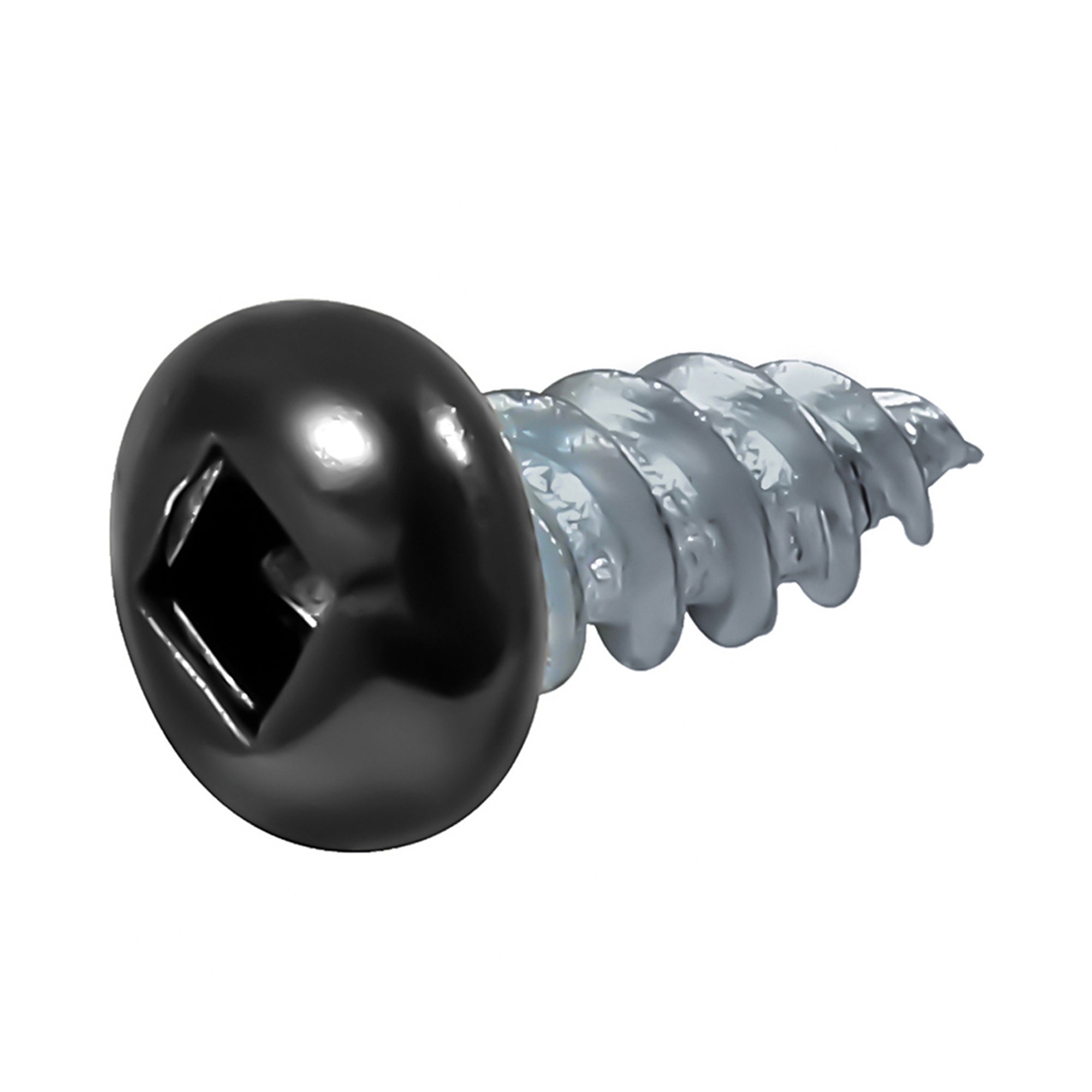 6x3/8 Panhead Soffit Screws, Painted Black (1000 Pieces)