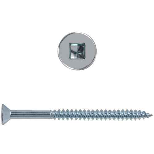 #6x1-3/4" Flat Head Zinc Wood Screw (8/Pack)