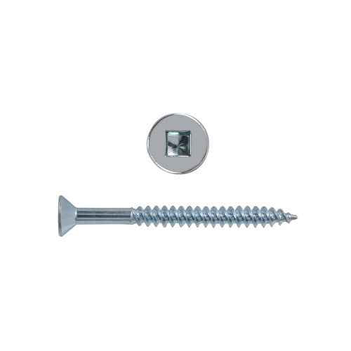 #10x1" Flat Head Zinc Wood Screw (10/Pack)