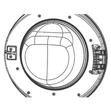 DC63-01748B Washer Door Cover