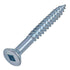 6x1-1/4 Flat Head Zinc Wood Screw (100/Box)