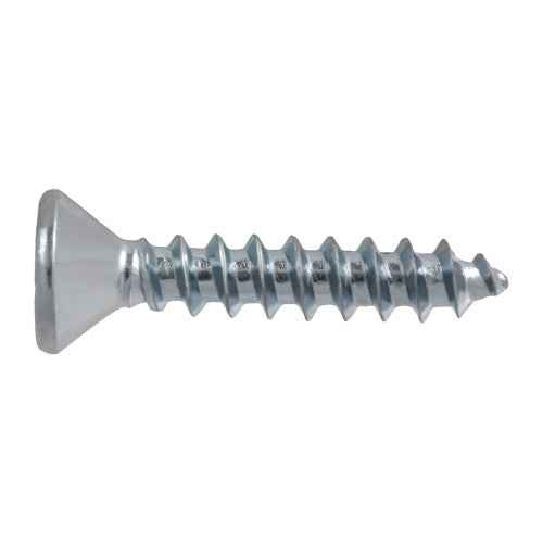 10x1 Flat Head Zinc Wood Screw (100/Box)