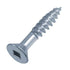 10x1-1/4 Flat Head Zinc Wood Screw (100/Box)