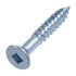12x1 Flat Head Zinc Wood Screw (100/Box)