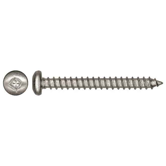 #8x1-1/2" Stainless Steel Pan Head Sheet Metal Screw