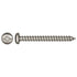 #8x2" Pan Head Stainless Steel Sheet Metal Screw (6/Pack)