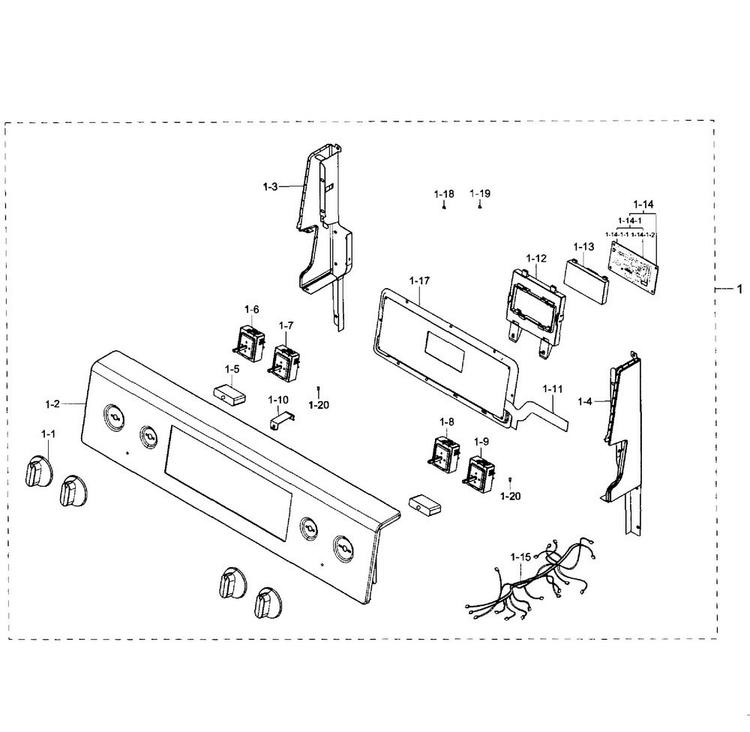 Samsung Range Infinite Switch DG44-01005B – Genuine OEM (Replaces DG44-01005A, PER001-12D, 210728V)