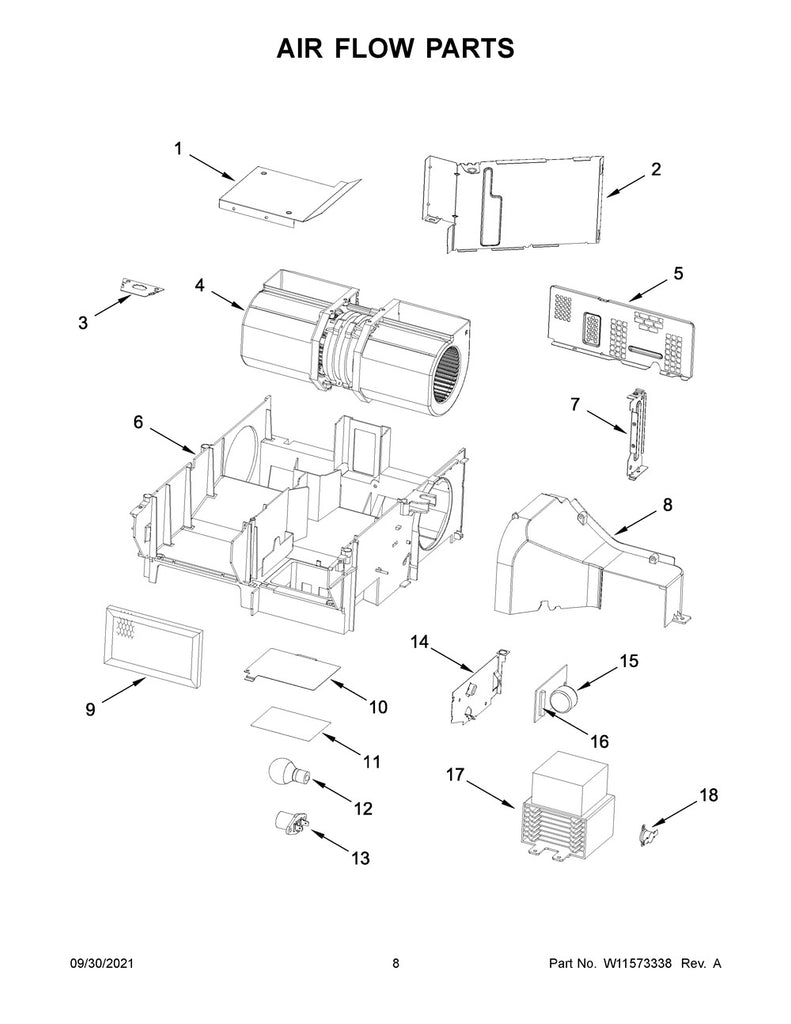 W11574182 Microwave Lamp (replaces W11541696) - XPart Supply Ltd.
