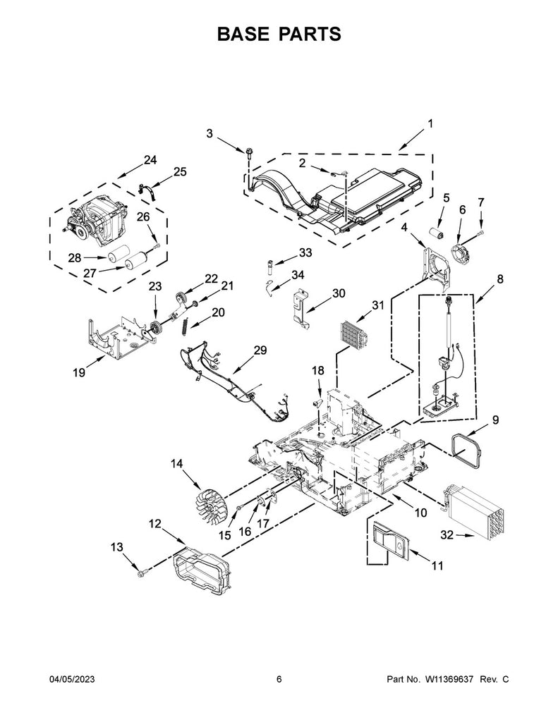 W10608831 Dryer Cover - XPart Supply