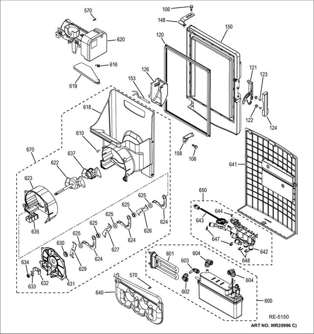 WG03F04855 DUCT TOWER ASM FF - XPart Supply