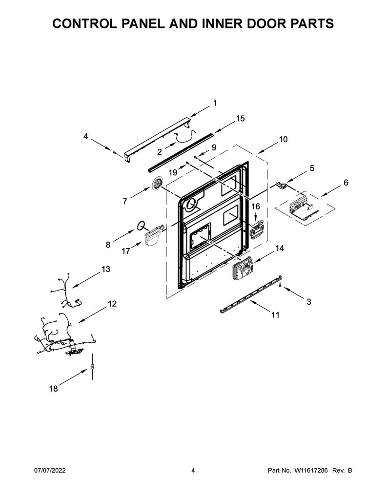 W11629914 Dish Washer Central Elec - XPart Supply