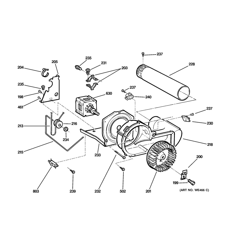 WW02F00027 Dryer Motor Support - XPart Supply