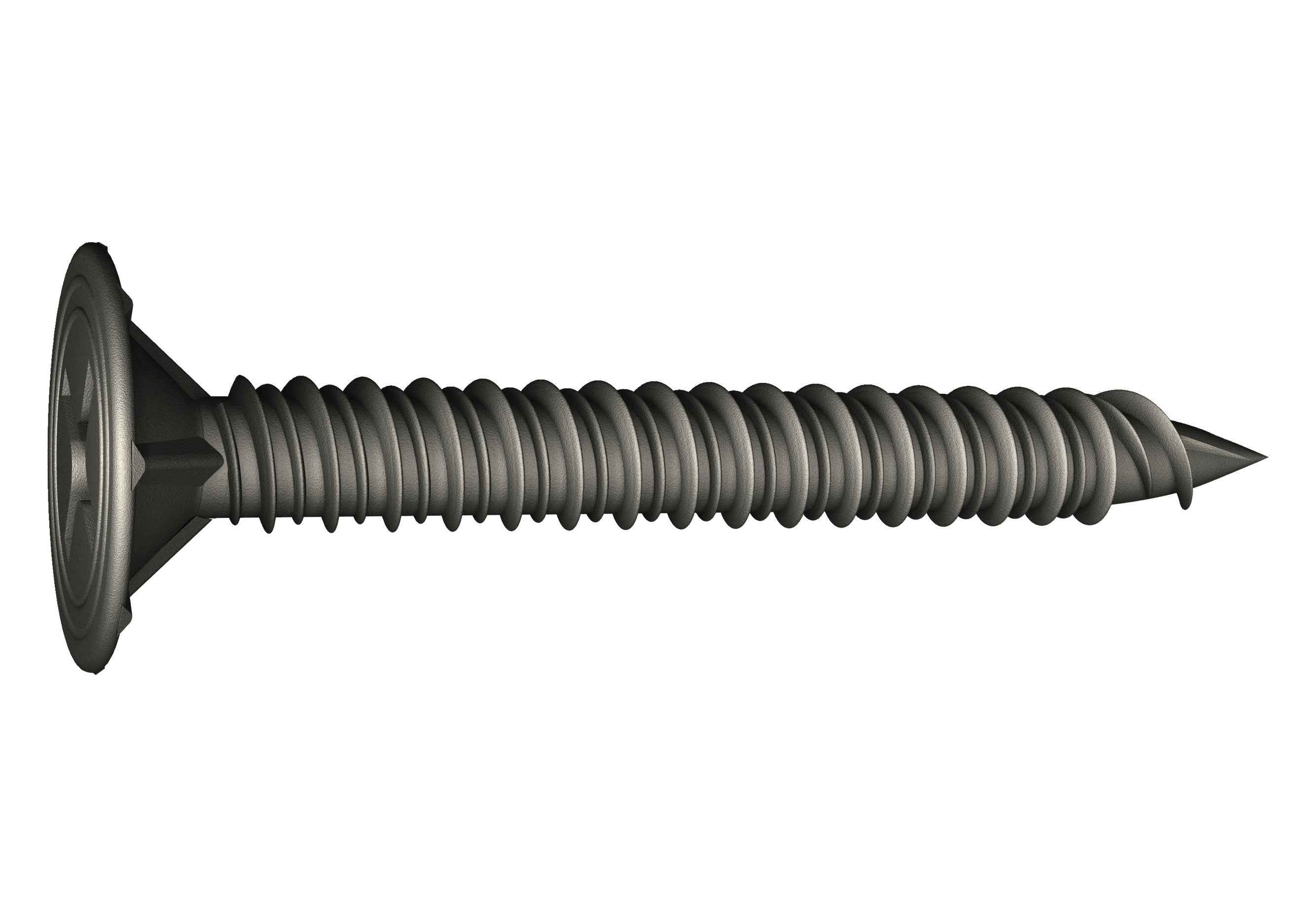 #8 x 1-1/4 in Cement Board Hi-Lo Thread Phillips, Streaker Point Screws (5,000 Pieces)