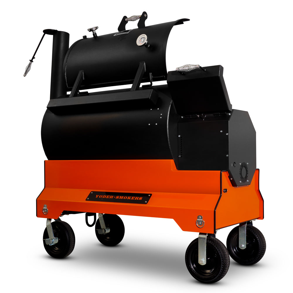 Yoder Smokers YS1500S Comp Cart (Orange) - XPart Supply