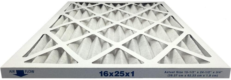 16x25x1 Furnace Filter MERV 11 Pleated Filters