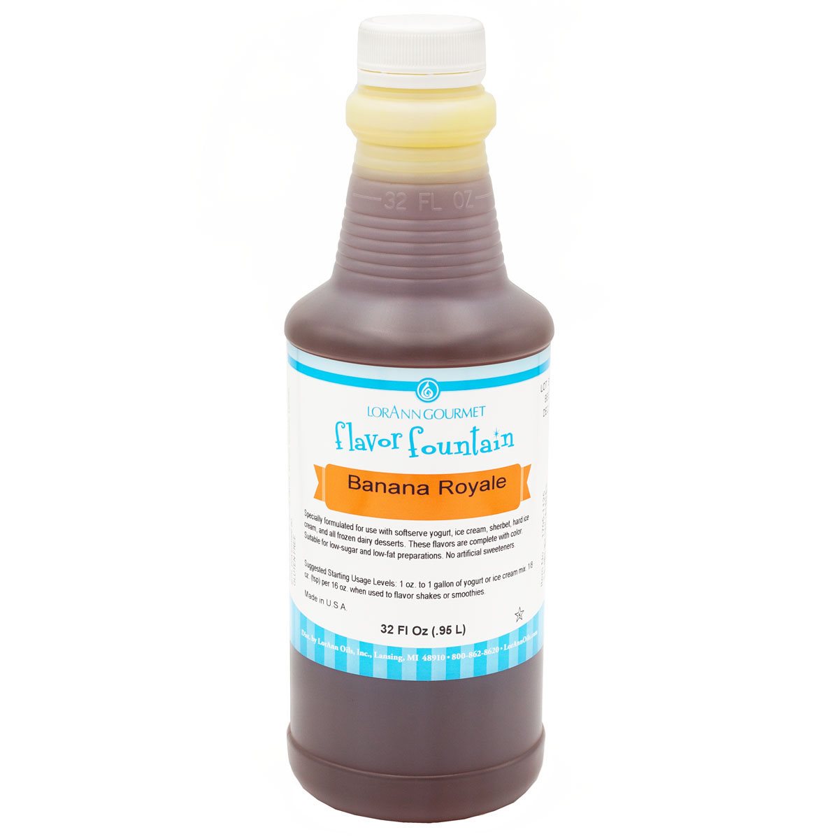 Banana Royale Flavor - 4 oz. - 32 oz. - Ice Cream and Beverage Flavors - LorAnn Oils - Canadian Distribution - Ships Free Within Canada on Orders Above CAD $199