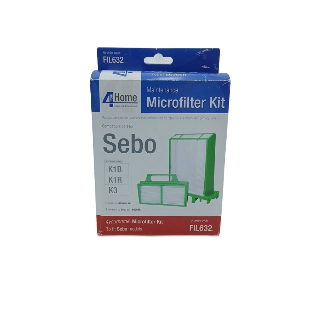 FIL632 Sebo Filter Set for K Series Vacuum with a Microfilter and Exhaust Filter - XPart Supply