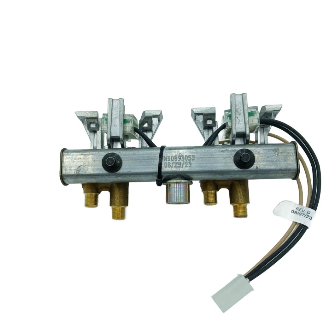 W11333175 Gas Cooktop Manifold with Burner Valves - XPart Supply