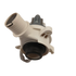WPW10276397 washer drain pump replacement white plastic pump assembly with inlet and rubber seal