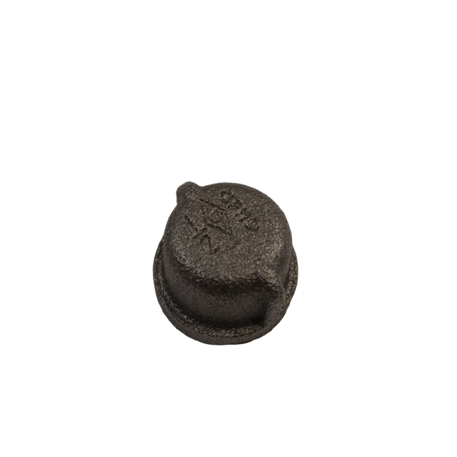 1/2" Black Iron Gas Cap - XPart Supply