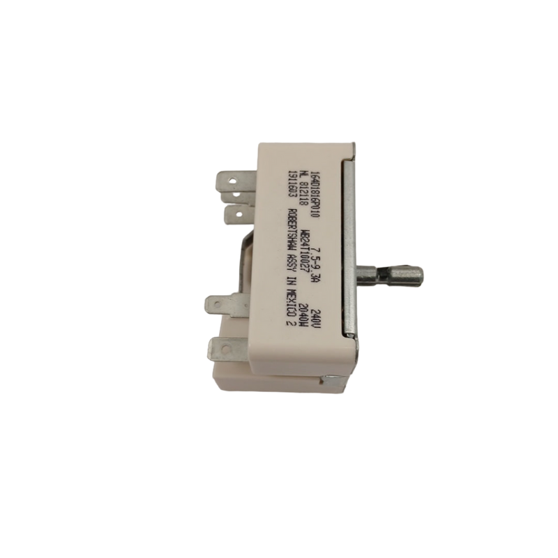 Supco ES10027 Infinite Control Switch for Range 9replaces WS01F01651, 164D1816P010, WB24T100270