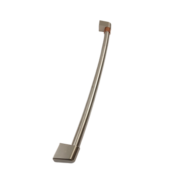 Refrigerator/freezer brushed stainless door handle